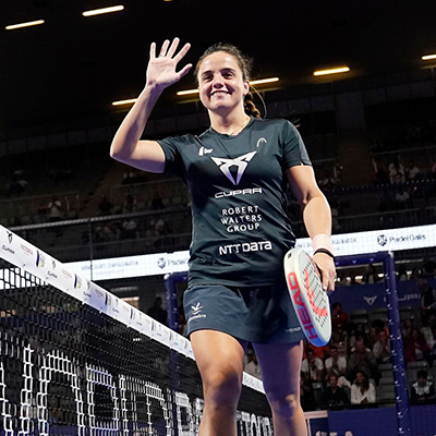 Paula Josemaría padel champion powered by Robert Walters Recruitment
