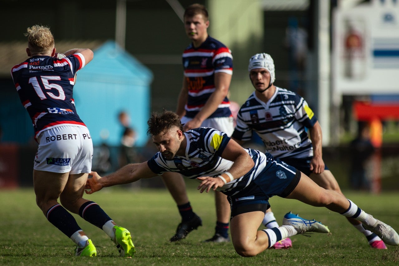brothers rugby club australian club championship wearing robert walters jersey