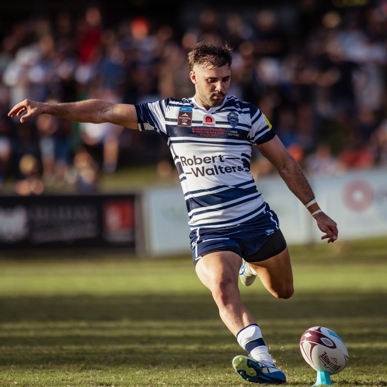 brothers rugby club australian club championship wearing robert walters jersey