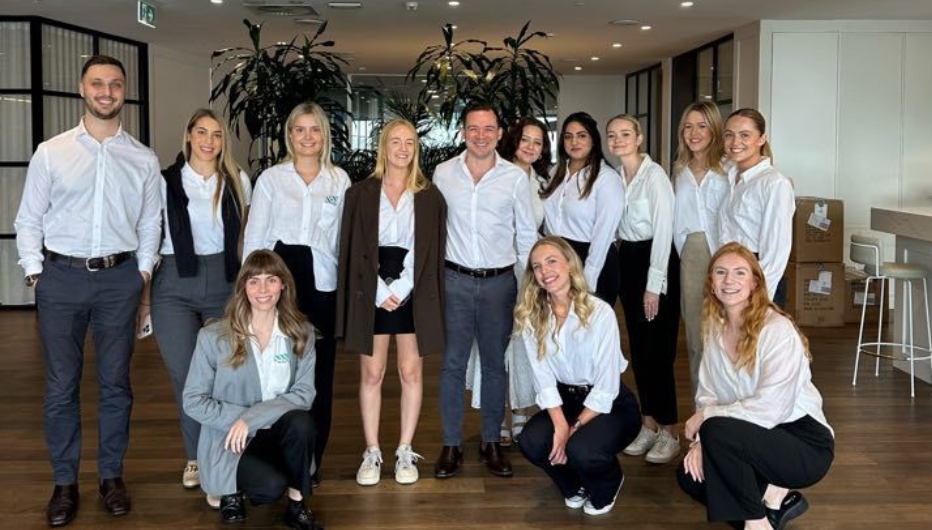 Daniel Connors and team at Robert Walters Sydney