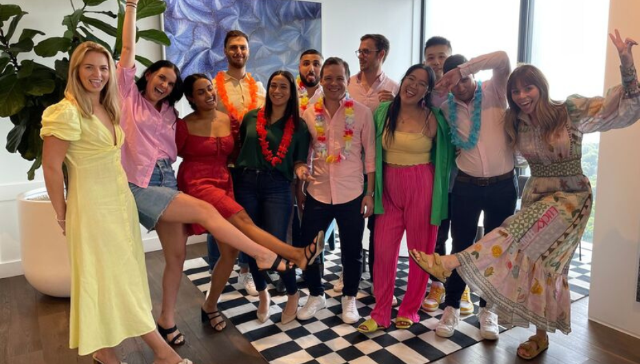 Daniel Connors and team at Robert Walters Sydney