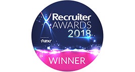 Recruiter Awards 2018 winner logo