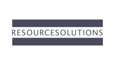 Resource solutions blue logo
