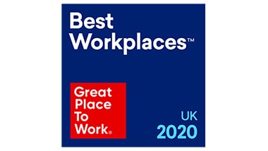 Great Place To Work - Best Workplaces 2020 UK logo