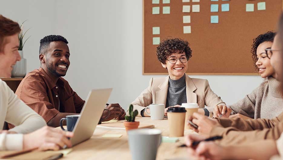 presenting in a sales interview