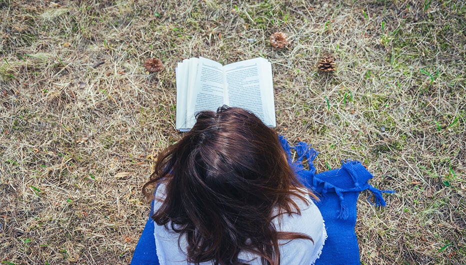 woman reading