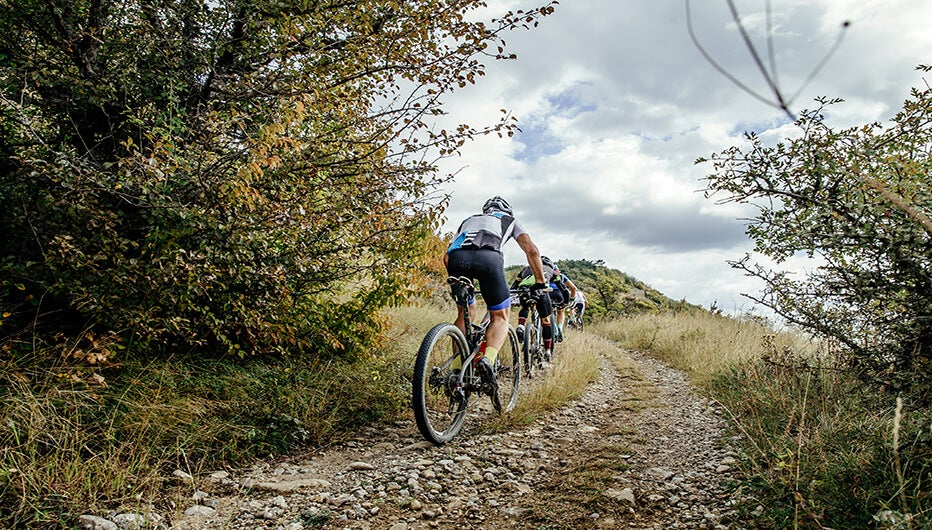 person on bike