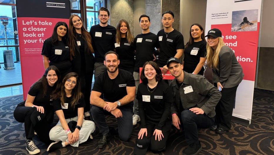 Robert Walters team at BeerOps mid year event in Sydney