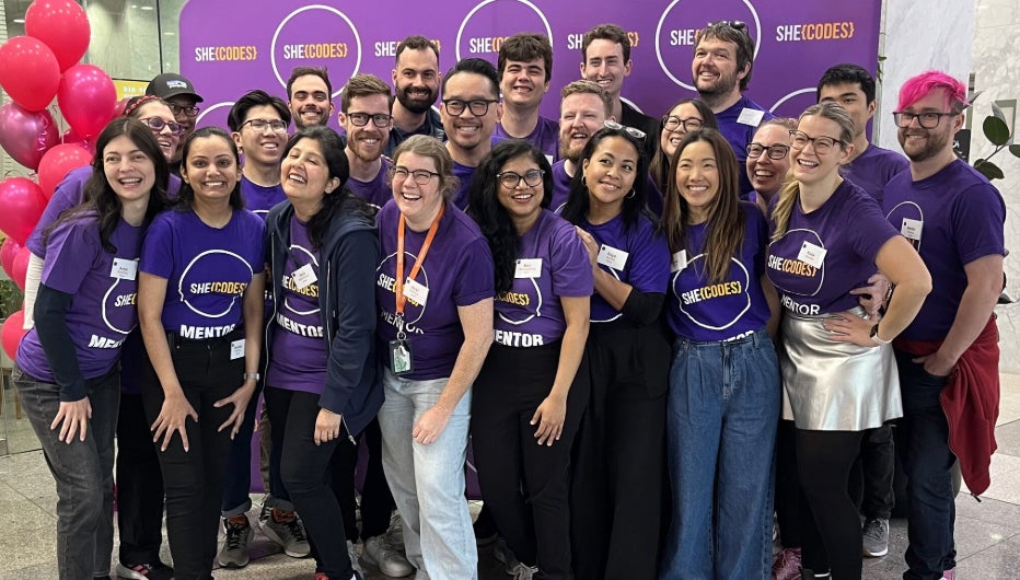 She Codes workshop for women in tech