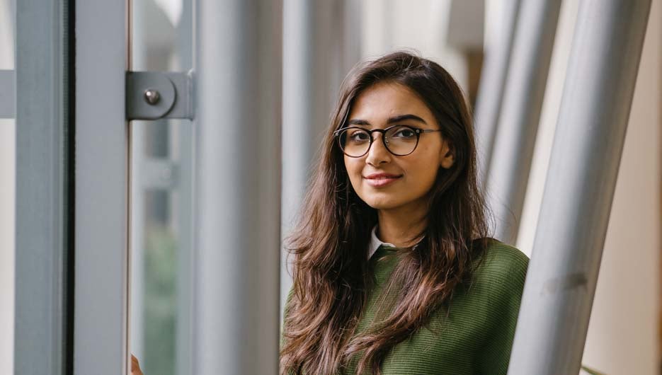 Portrait of a beautiful, young, elegant and attractive Indian As