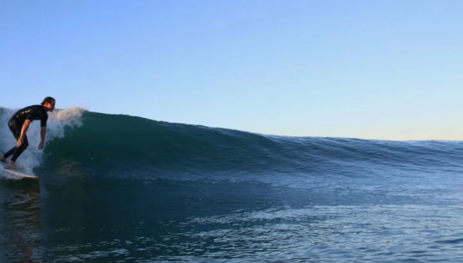 Jack Pearson surfing